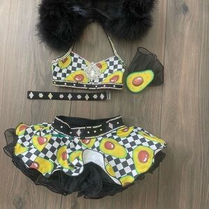 Colorful Checkered Kids Costume Set